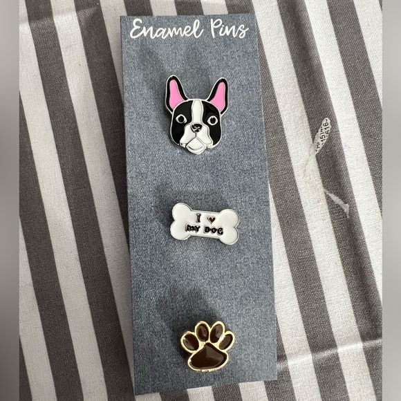 Enamel Dog Pins - Picture 1 of 2